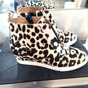 Linea Paolo wedge sneaker